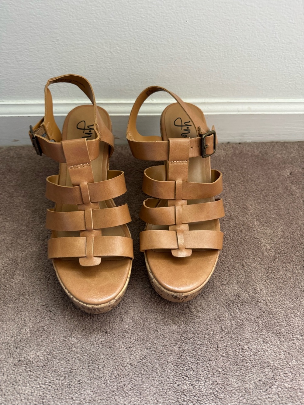 Platform Strappy Wedges